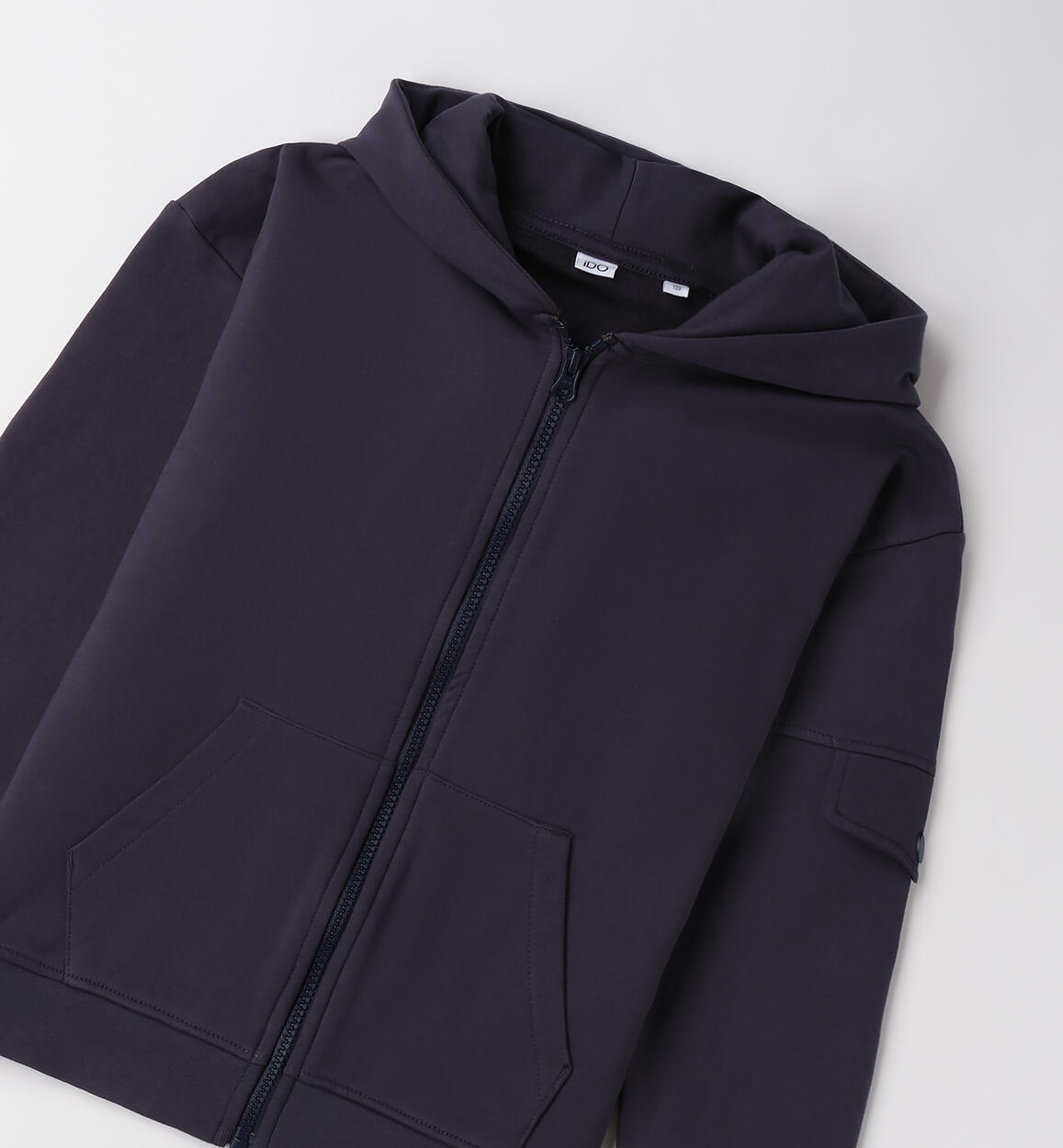 Felpa ragazzi modello unisex BLU SCURO-3849 - 2424F42300