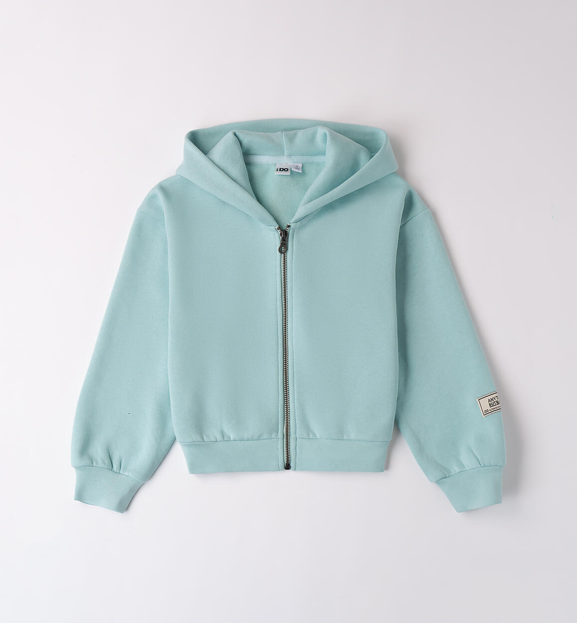 Felpa ragazzi modello unisex VERDE iDO