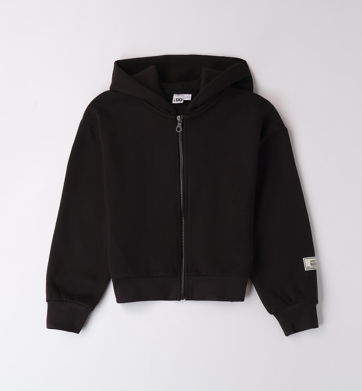 Felpa ragazzi modello unisex NERO iDO