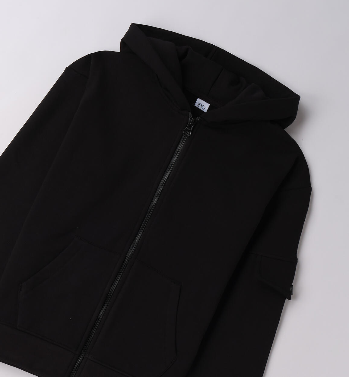 Felpa ragazzi modello unisex NERO-0658 - 2424F42300