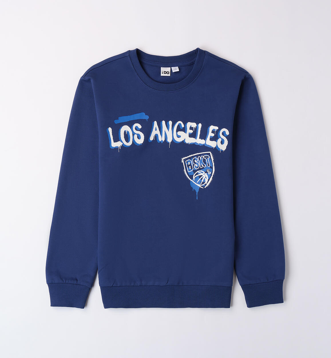 Felpa ragazzo 100% cotone BLU iDO