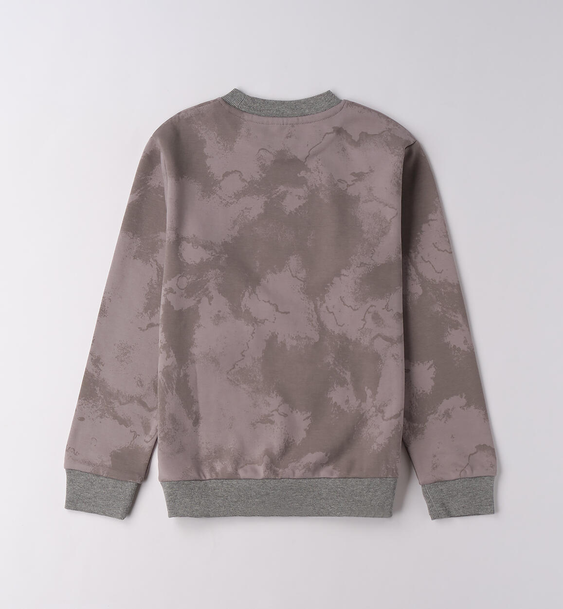 Felpa ragazzo con tasca GRIGIO-GRIGIO-6BUF - 2420F66100