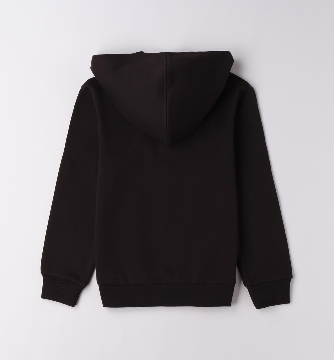 Felpa ragazzo in 100% cotone NERO-0658 - 2424F82700