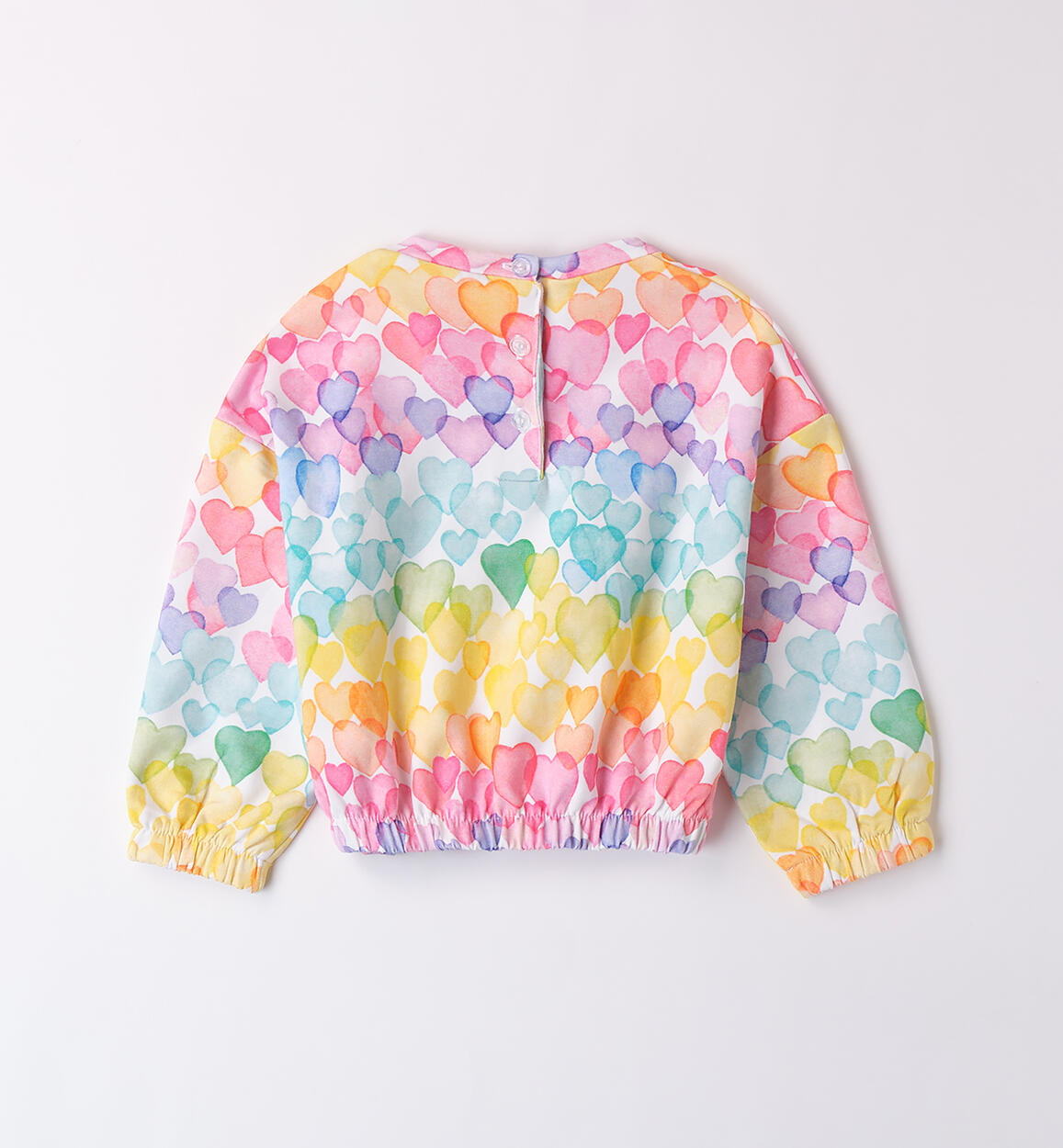 Felpa Sarabanda bambina BIANCO-MULTICOLOR-6BDC - 1480B20200