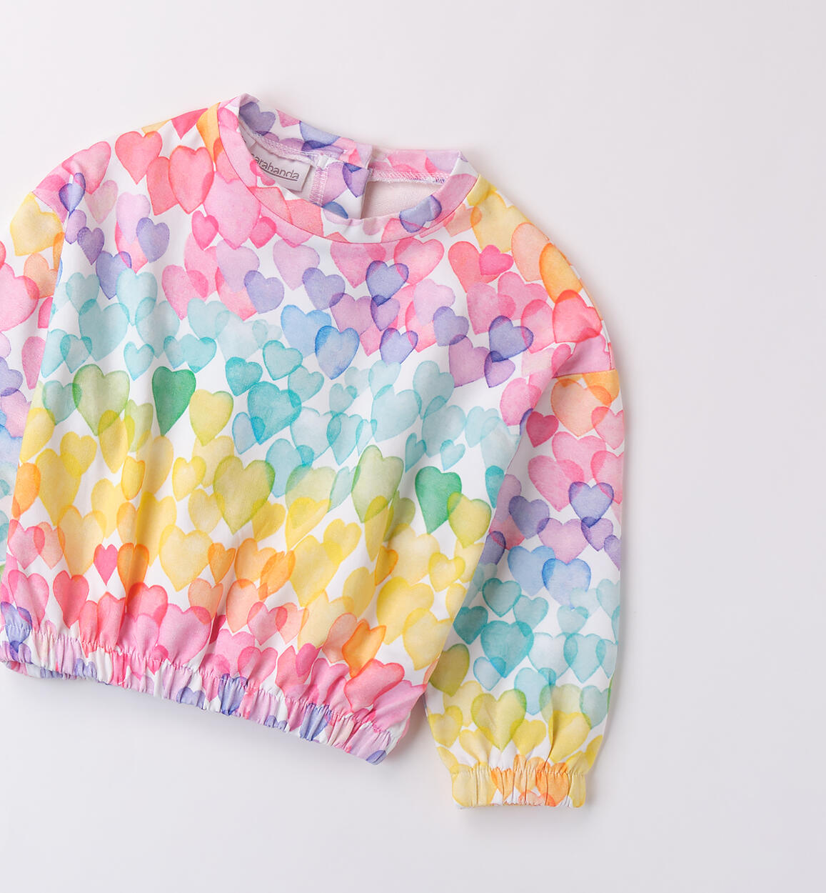 Felpa Sarabanda bambina BIANCO-MULTICOLOR-6BDC - 1480B20200