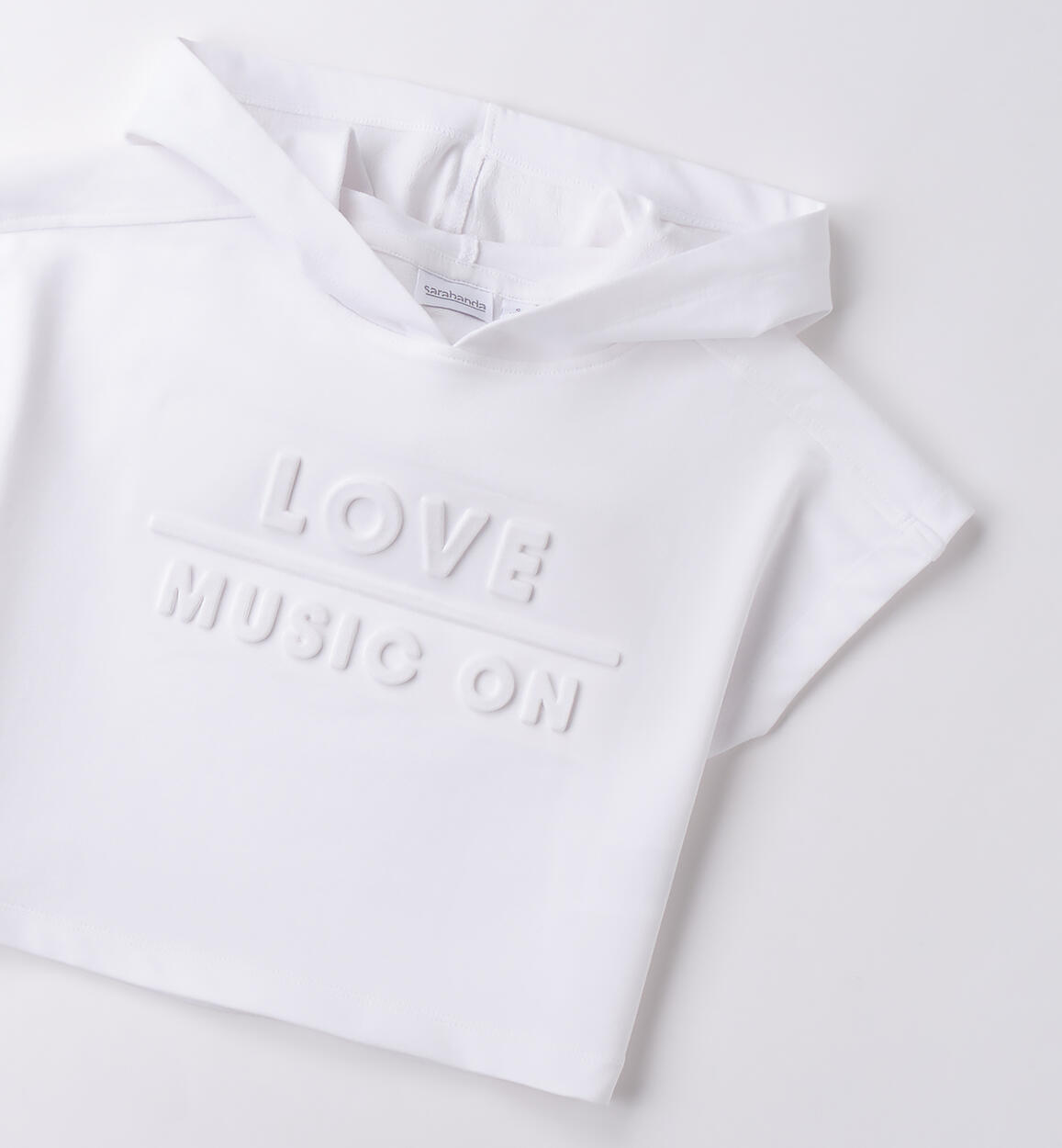 Felpa Sarabanda per ragazza BIANCO-0113 - 2460B45300