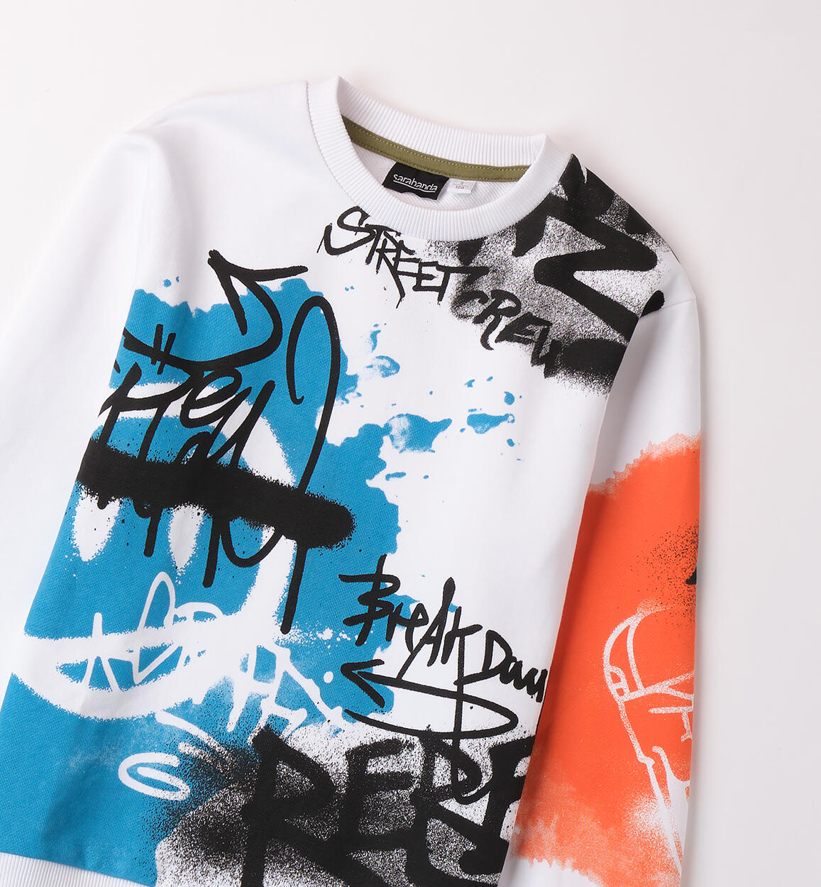 Felpa Sarabanda ragazzo BIANCO-0113 - 2420B62400