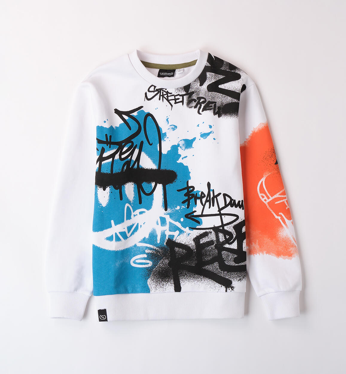 Felpa Sarabanda ragazzo BIANCO-0113 - 2420B62400