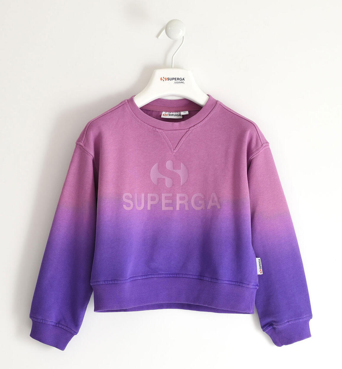 Felpa sfumata Superga per ragazza VIOLA SUPERGA ICON