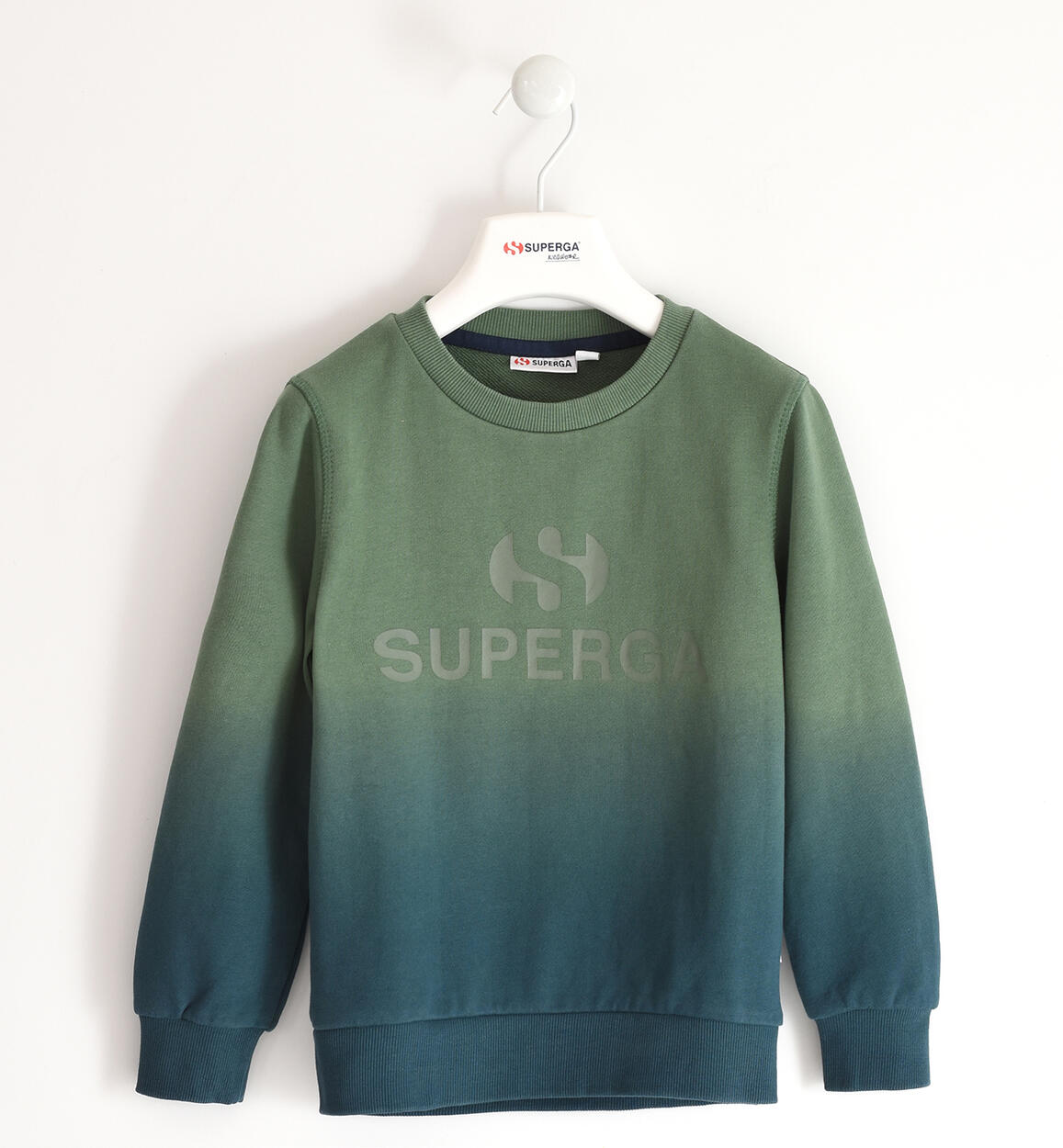 Felpa sfumata Superga VERDE SUPERGA ICON