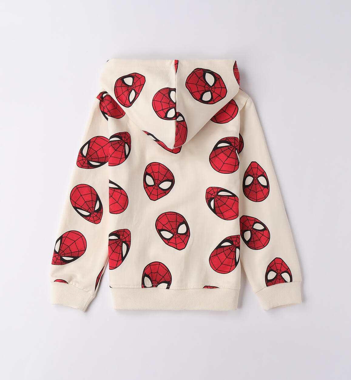 Felpa Spider Man per bambino PANNA-MULTICOLOR-6BNW - 120HB30100