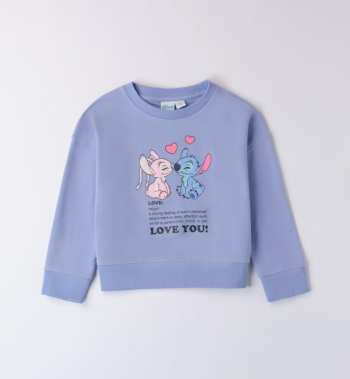 Felpa Stitch bambina VIOLA SPECIAL PROJECT