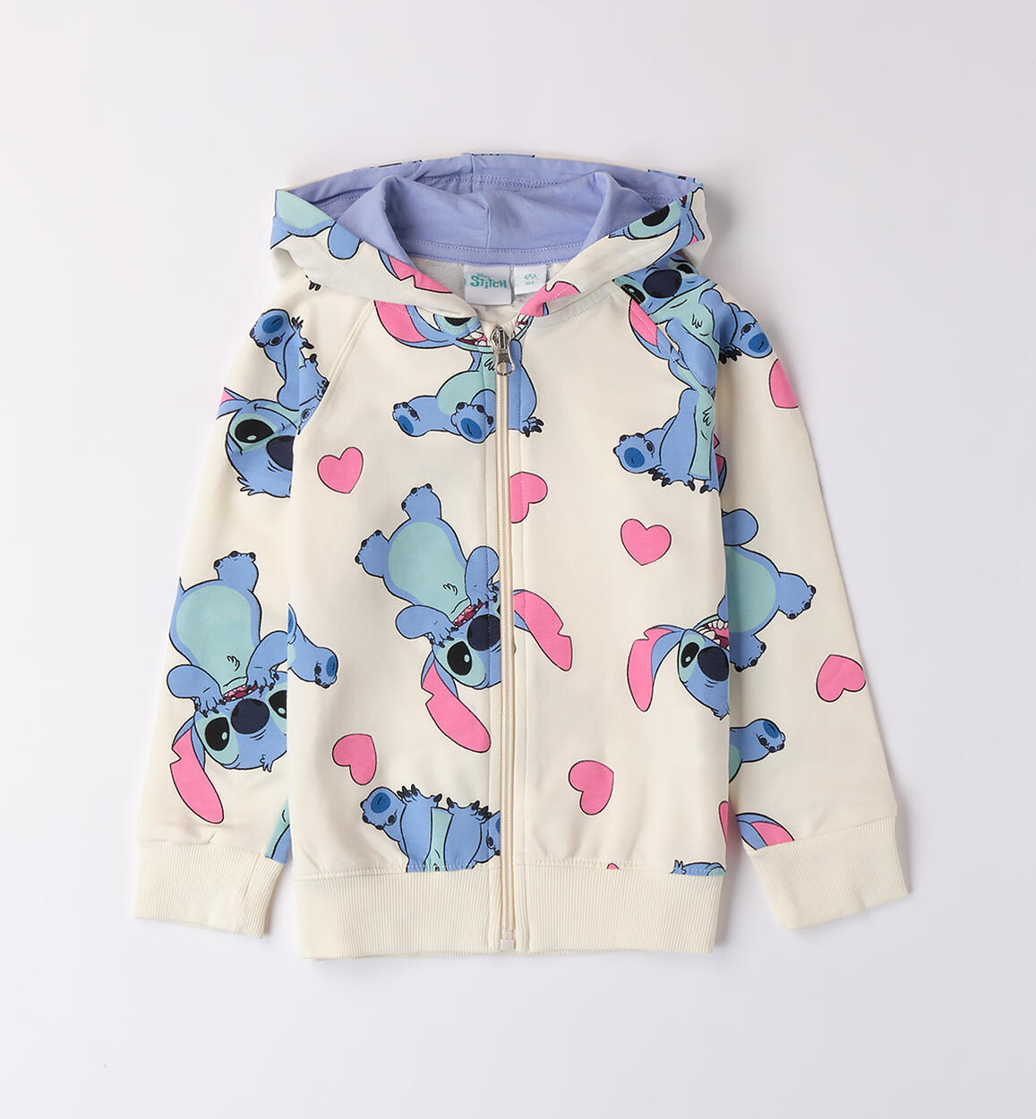 Felpa Stitch per bambina PANNA SPECIAL PROJECT