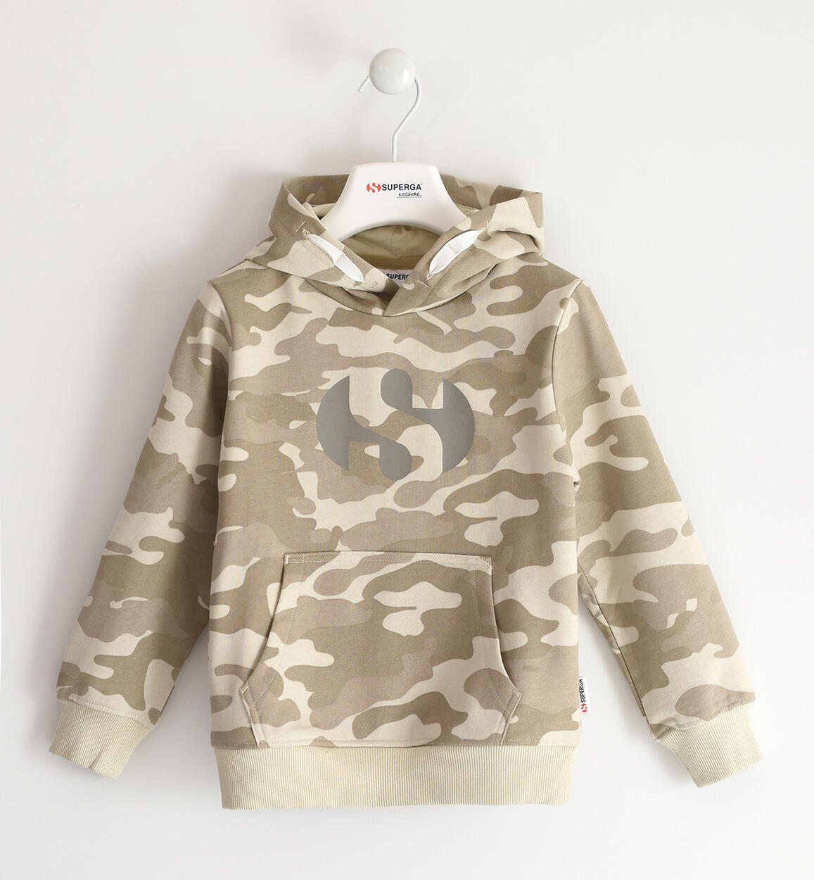 Felpa Superga camouflage VERDE SUPERGA ICON