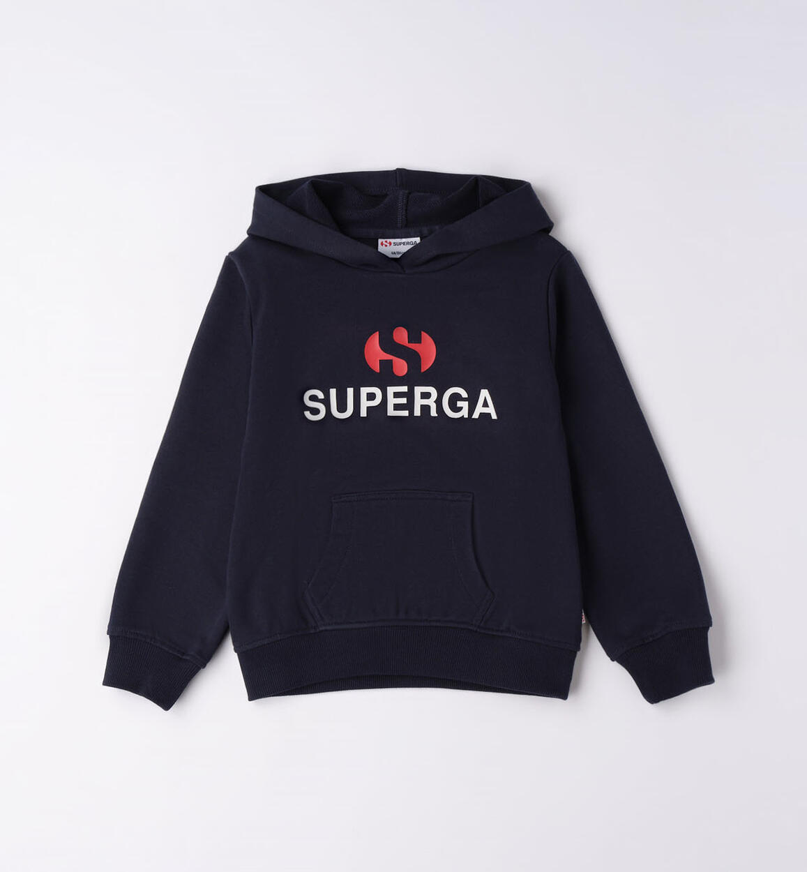 Felpa Superga con cappuccio BIANCO SUPERGA