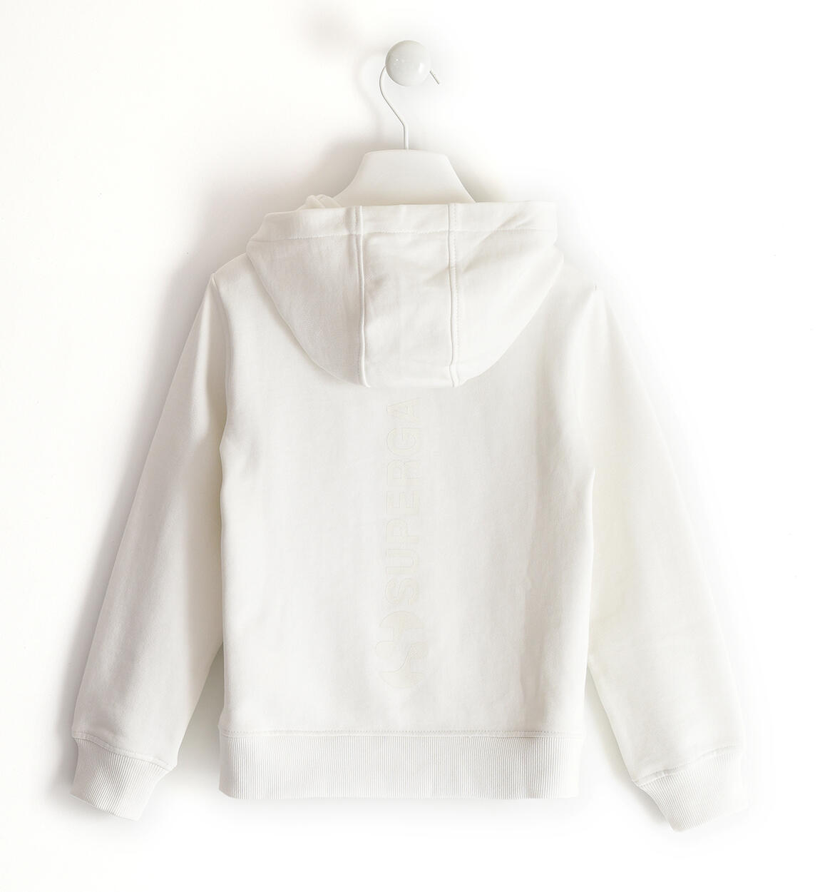 Felpa Superga con cappuccio BIANCO-0261 - 242W410800