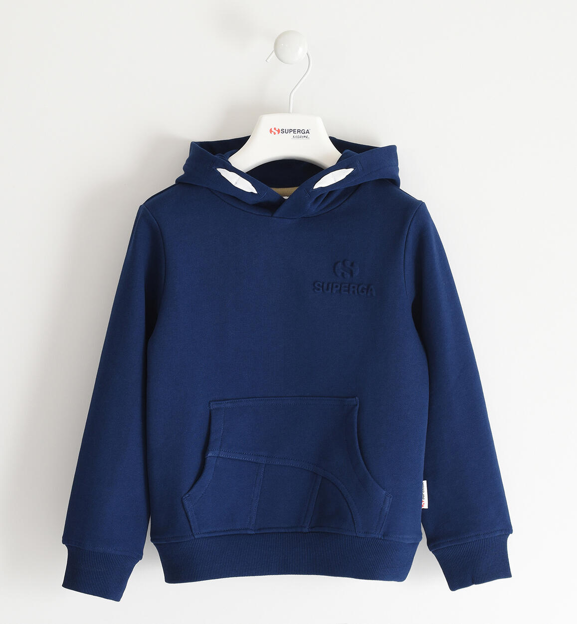 Felpa Superga con cappuccio BLU SUPERGA ICON