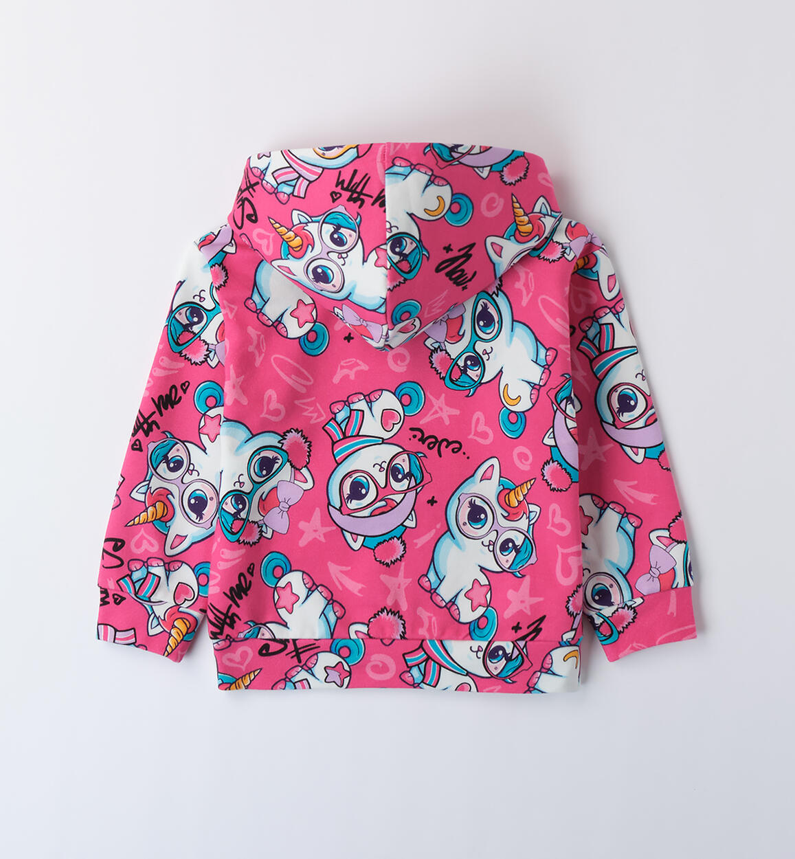Felpa Unicorno Bianca – Manica Lunga – Taglia Medium – Ref 854