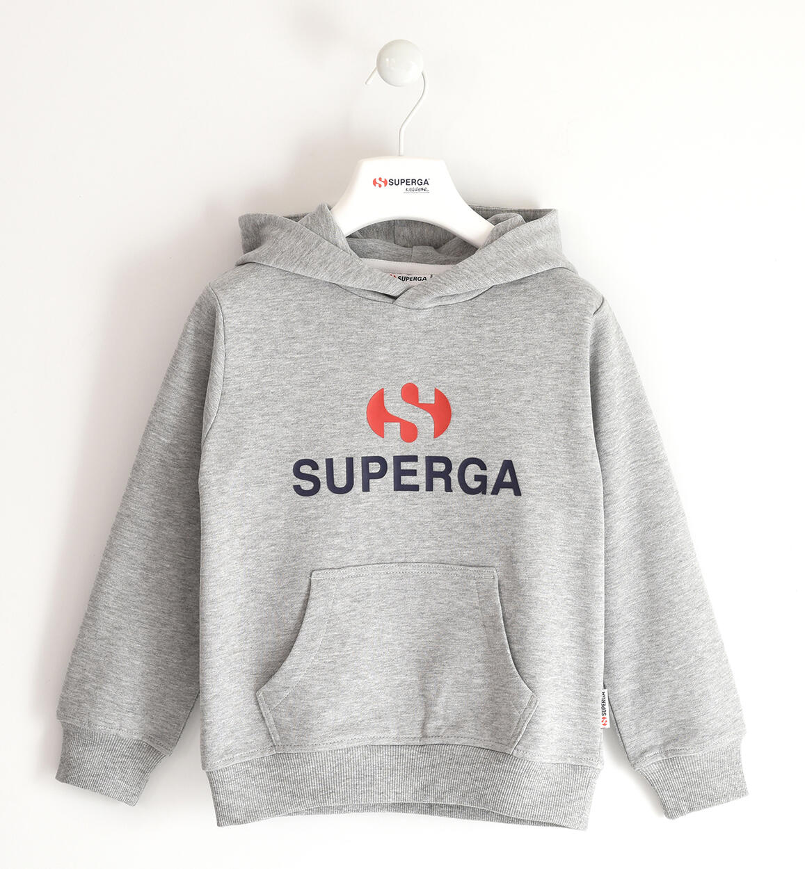 Felpa unisex Superga con cappuccio GRIGIO SUPERGA
