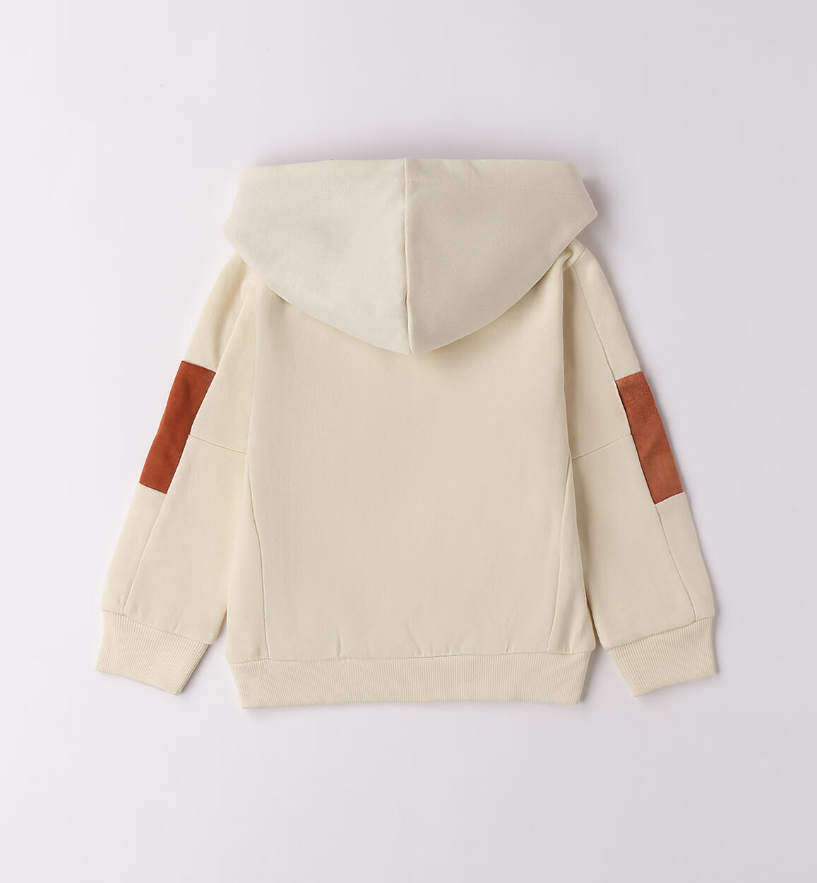 Felpa zip bambino ECRU-0124 - 1200F14600