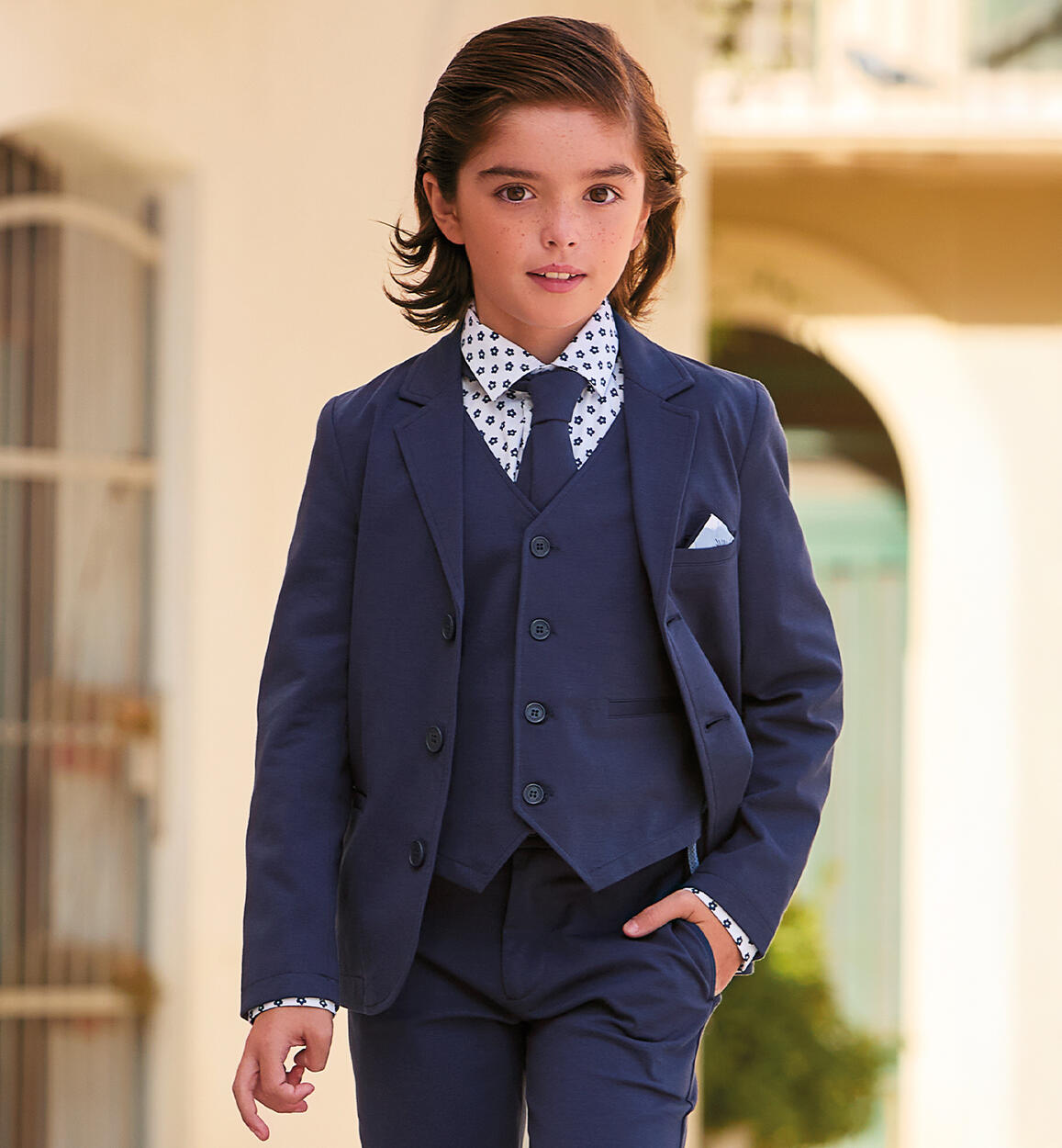 Giacca bambino cerimonia BLU Sarabanda