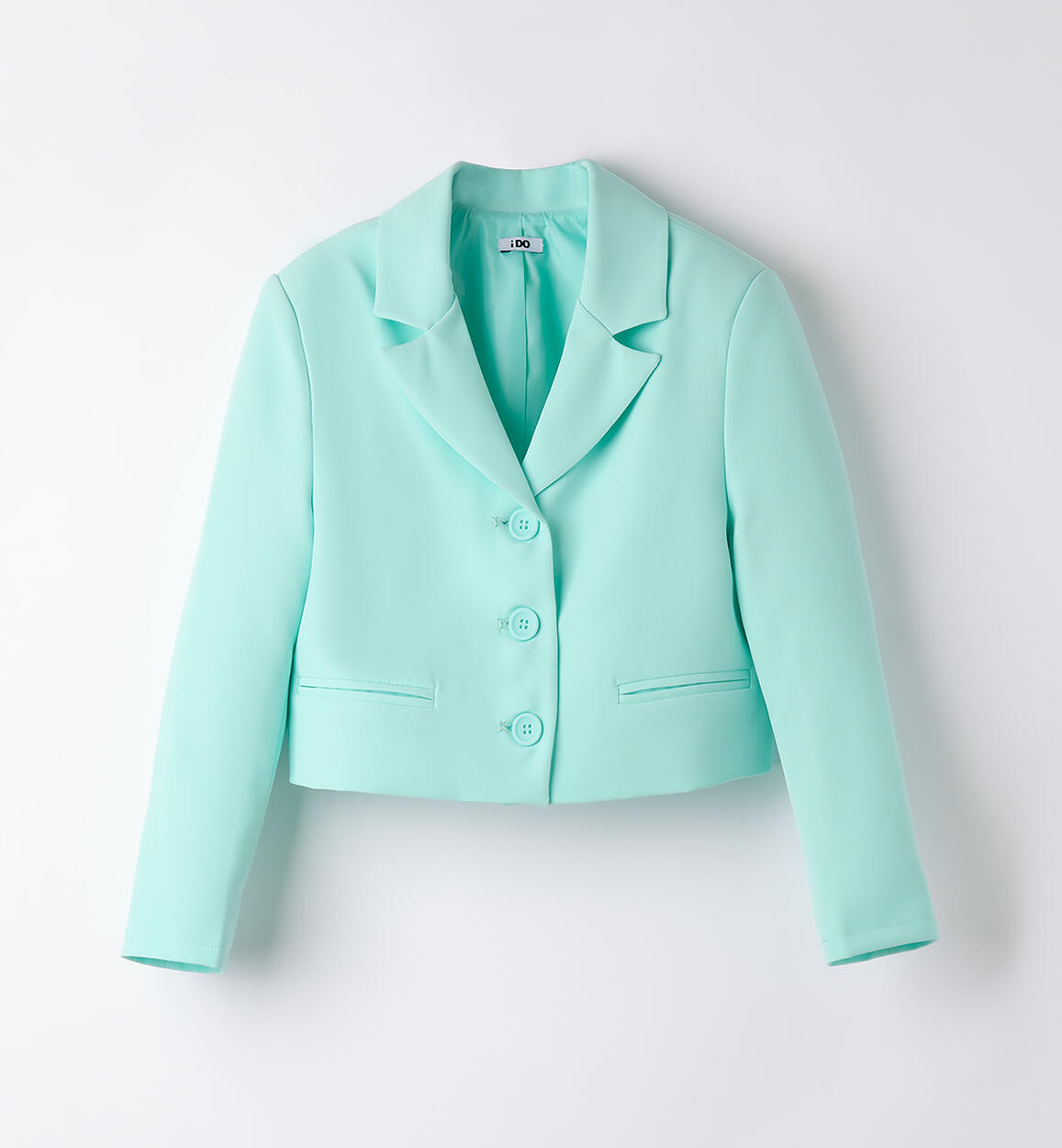 Giacca cropped bambina VERDE iDO