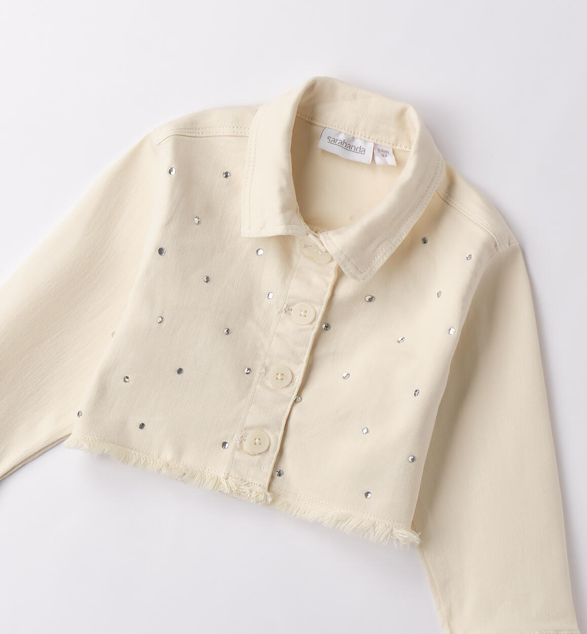 Giacca da bambina ECRU'-0133 - 1800B35600