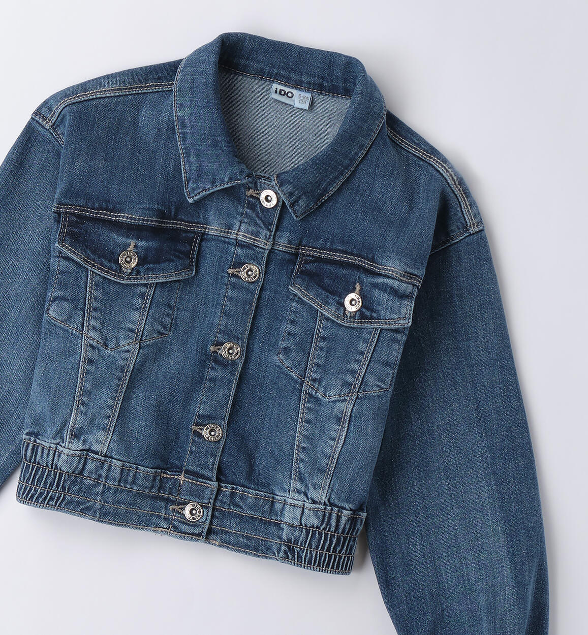 Giacca di jeans ragazza STONE WASHED CHIARO-7400 - 2784B74100