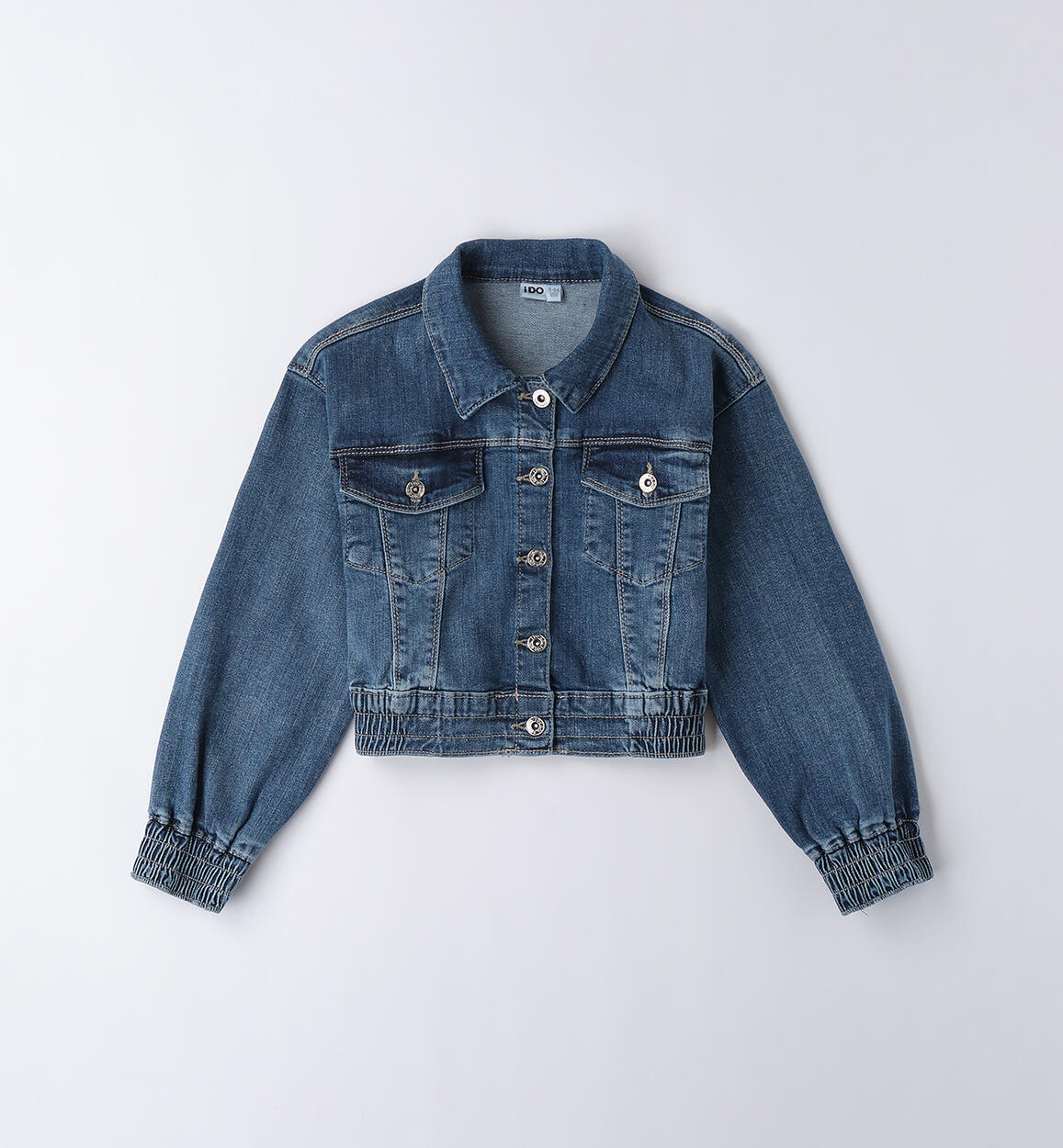 Giacca di jeans ragazza BLU iDO