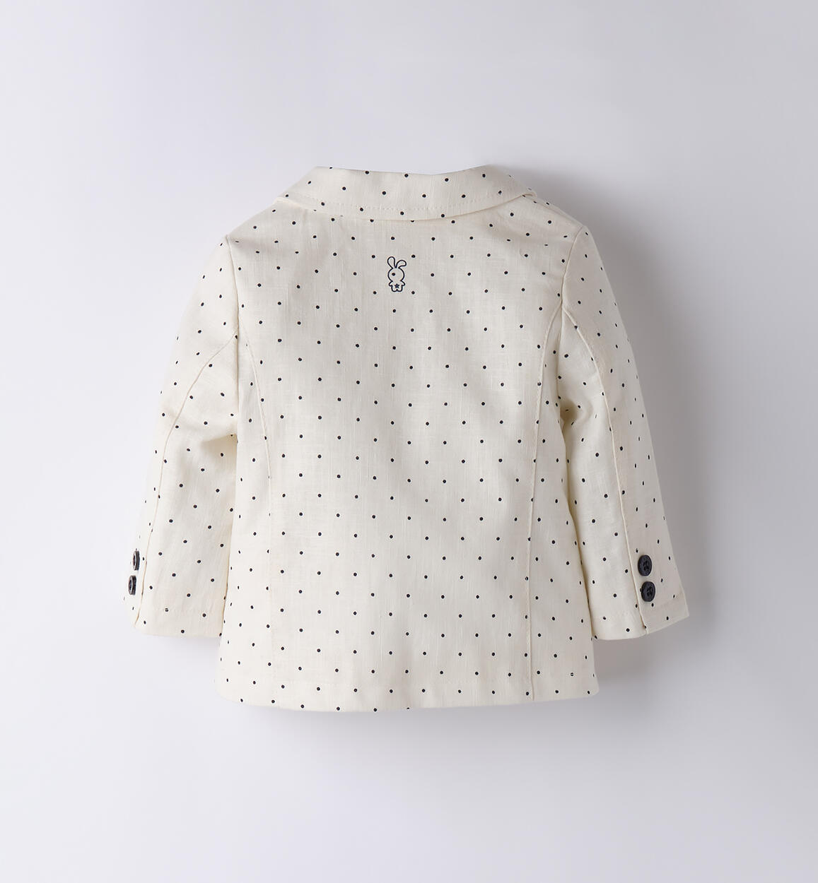 Giacca elegante neonato ECRU'-BLU-6BEZ - 0244B06000