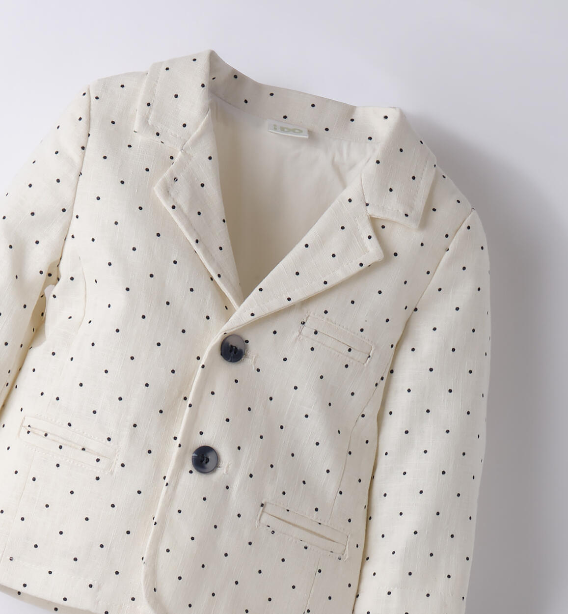 Giacca elegante neonato ECRU'-BLU-6BEZ - 0244B06000