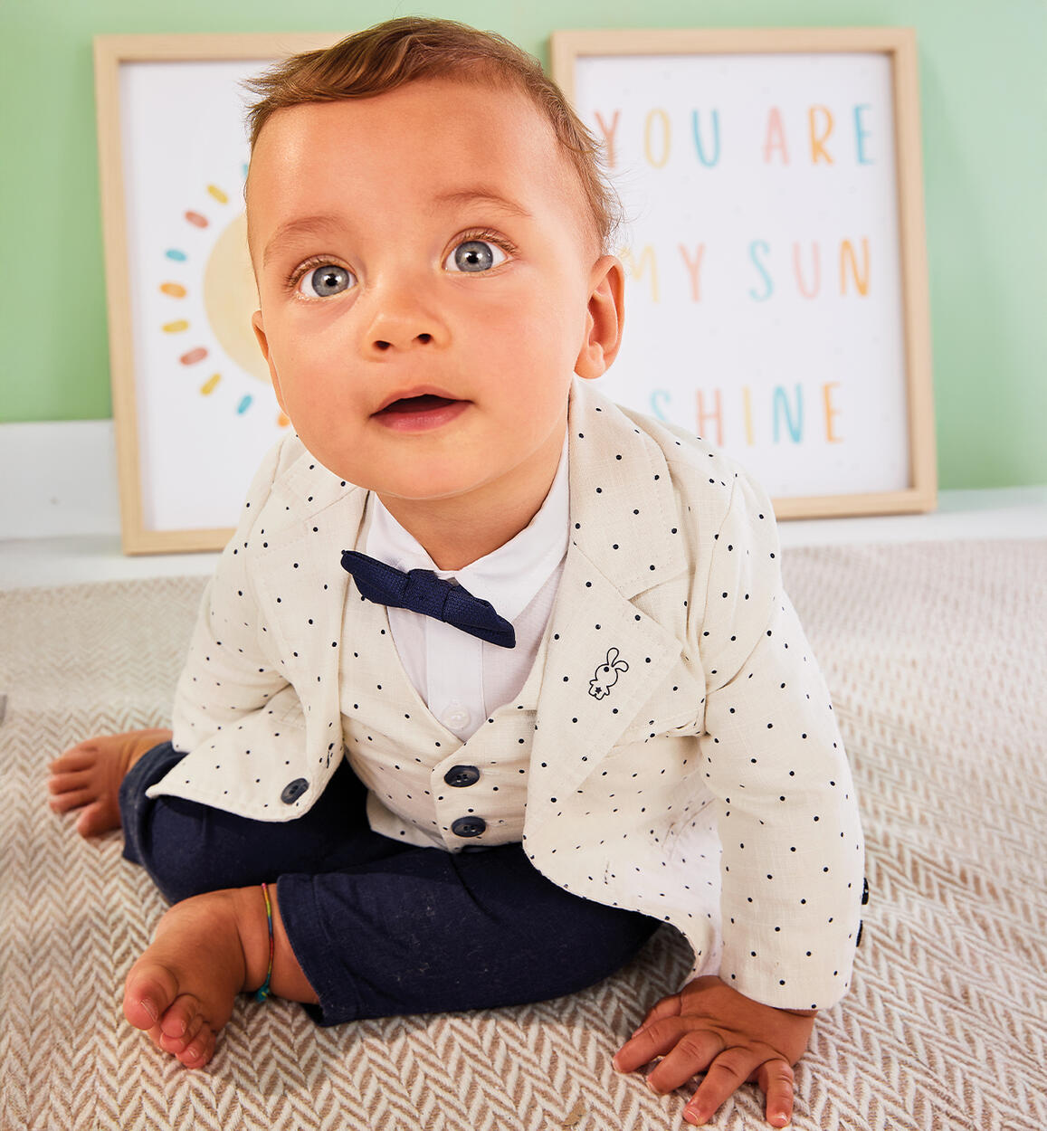 Giacca elegante neonato BEIGE iDO