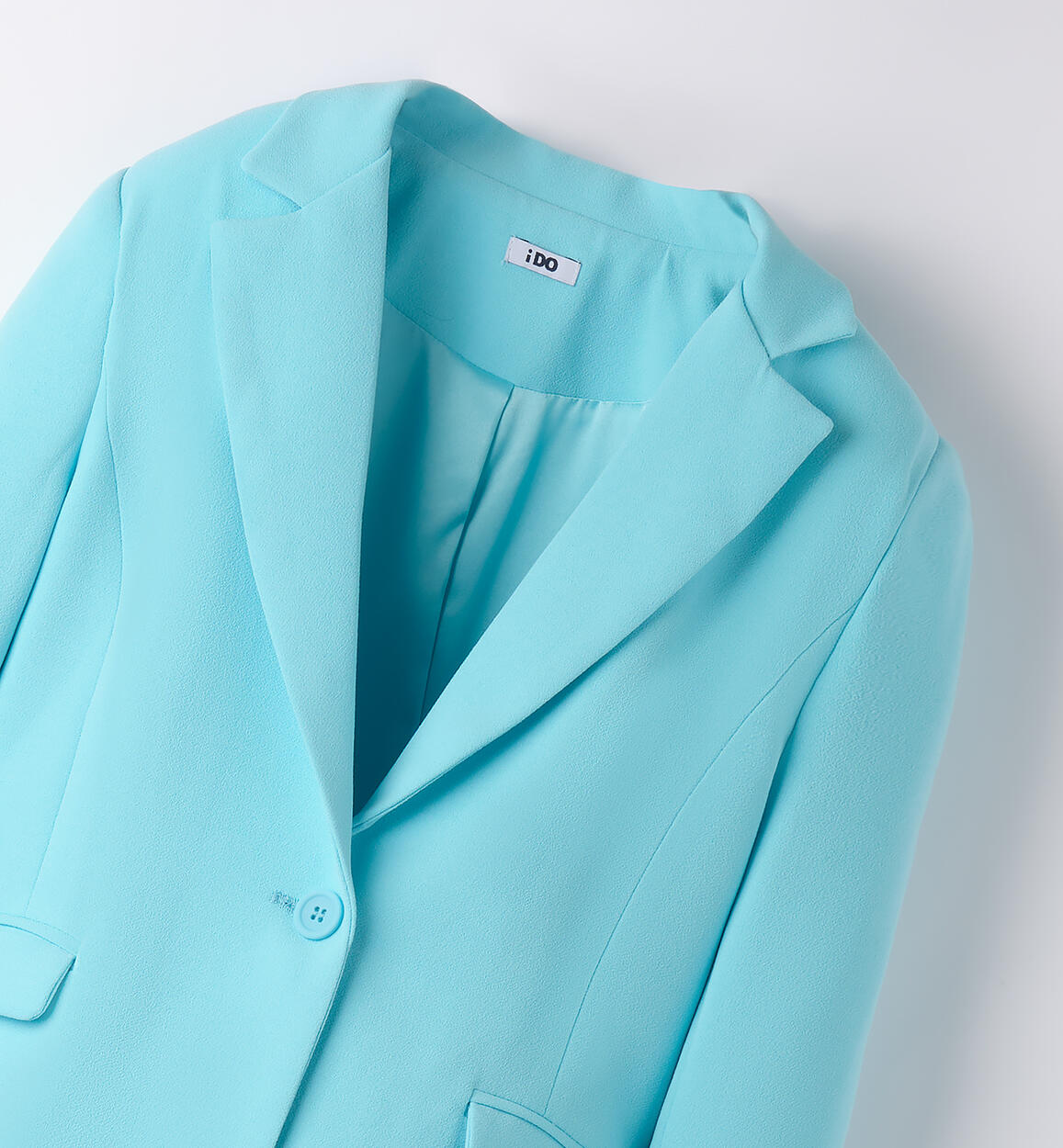 Giacca elegante ragazza TURCHESE-4412 - 2784B74200