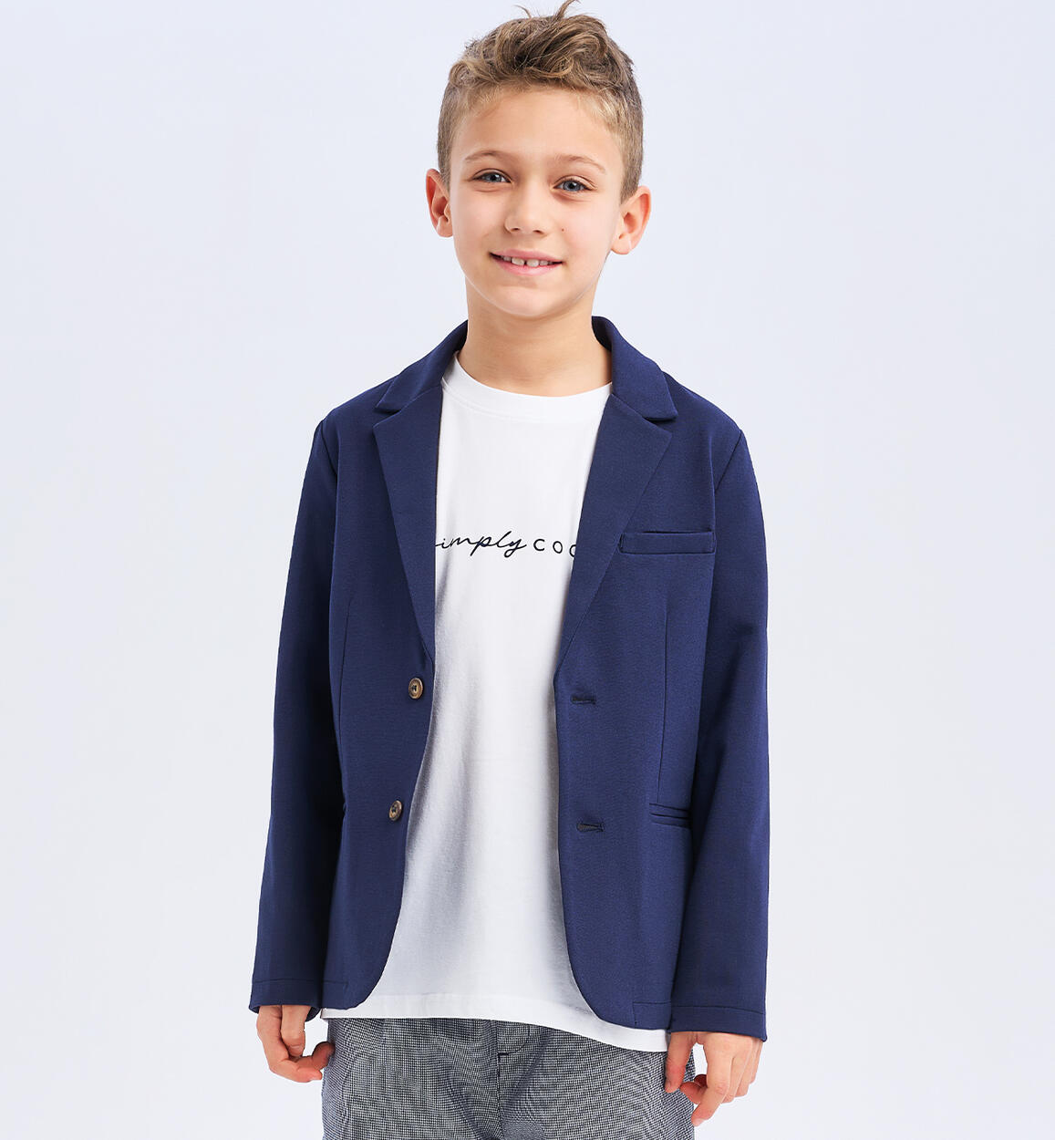 Giacca elegante ragazzo BLU iDO
