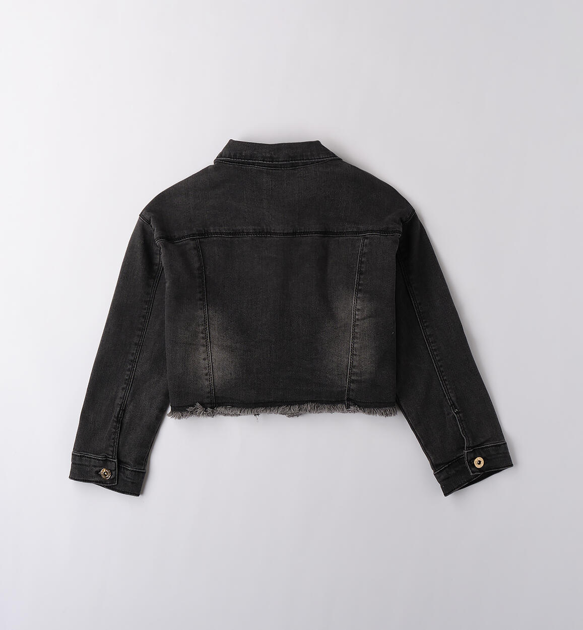 Giacca jeans ragazza GRIGIO SCURO-7993 - 2784B76600