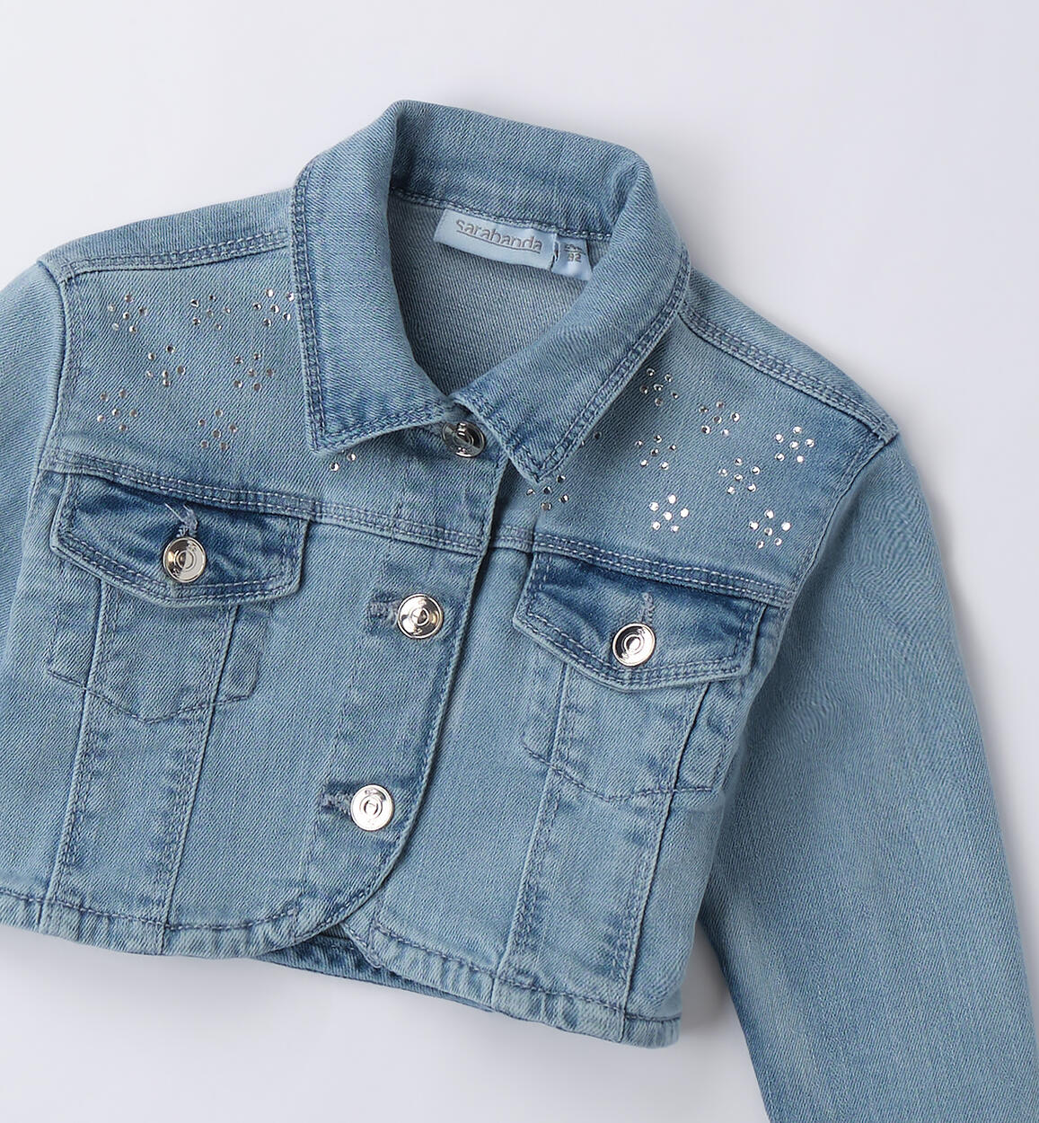 Giacca per bambina Sarabanda LAVATO CHIARISSIMO-7300 - 1800B35500