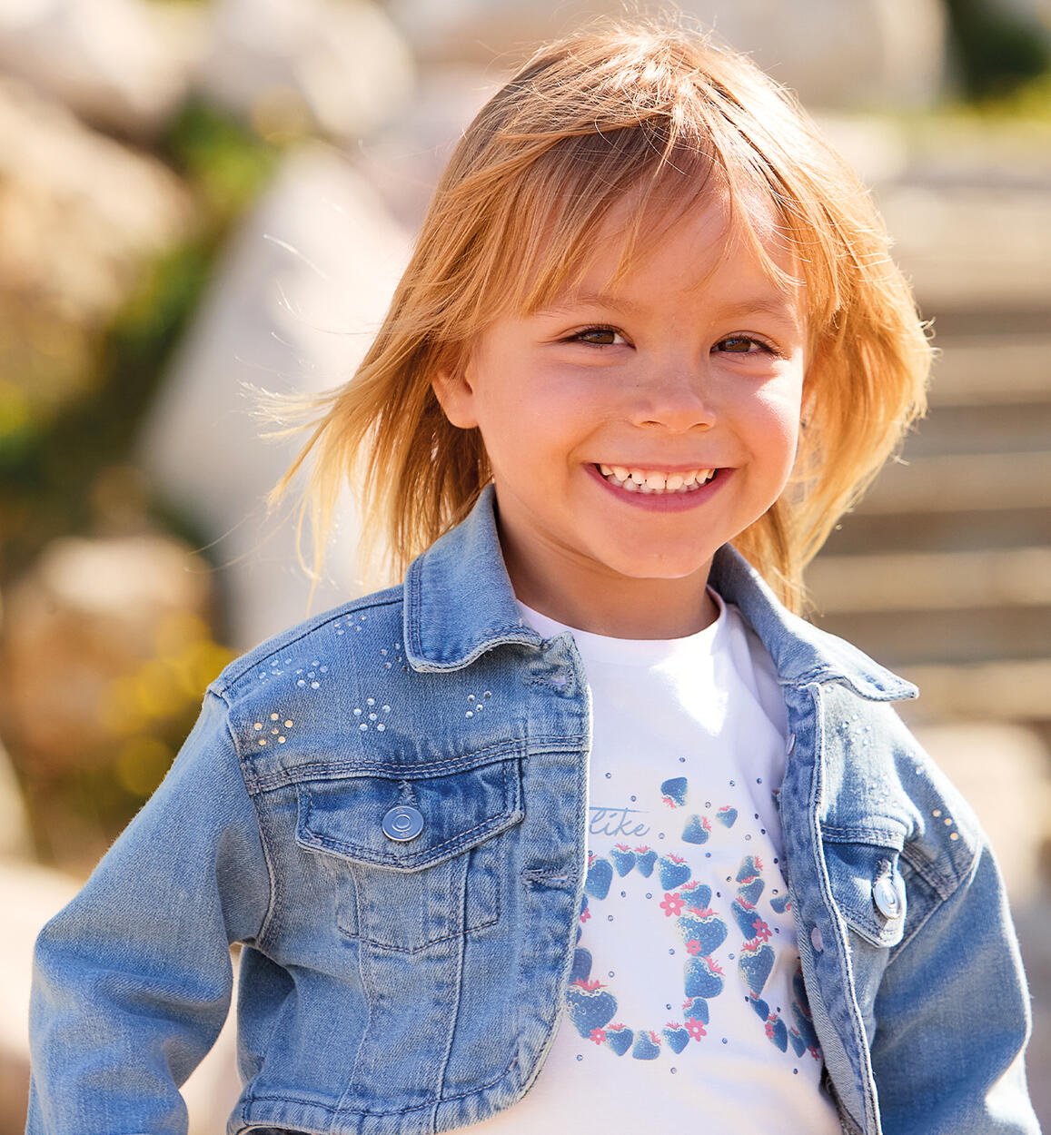 Giacca per bambina Sarabanda BLU Sarabanda