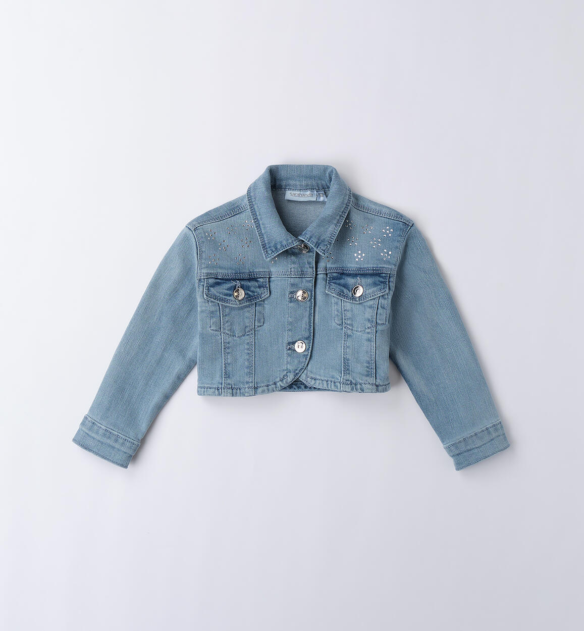 Giacca per bambina Sarabanda LAVATO CHIARISSIMO-7300 - 1800B35500