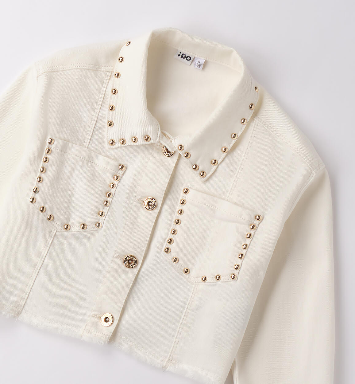 Giacca ragazza iDO PANNA-0112 - 2784B83700