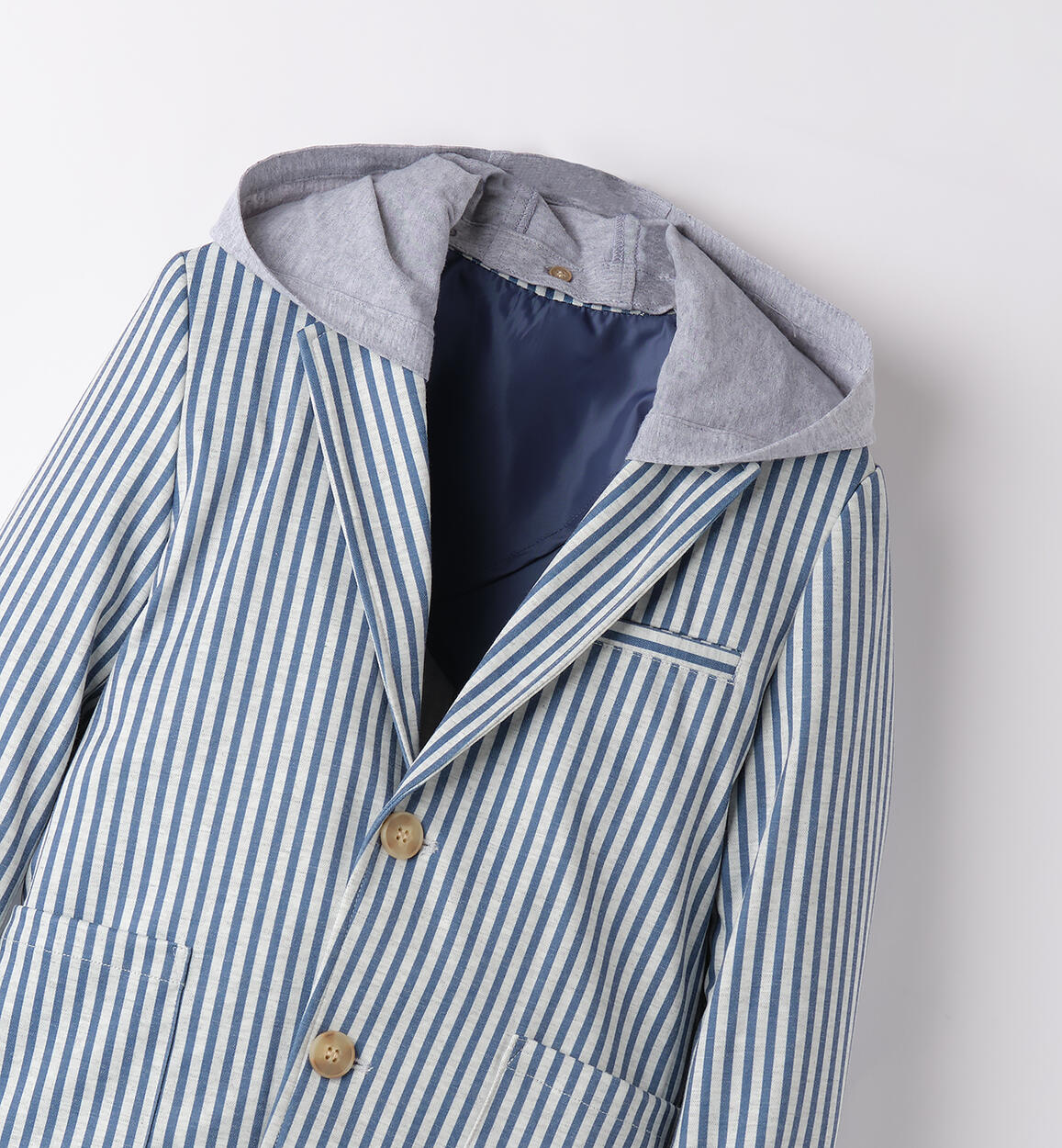 Giacca sportiva ragazzo ECRU' MELANGE-AVION-6BNR - 2740B77000