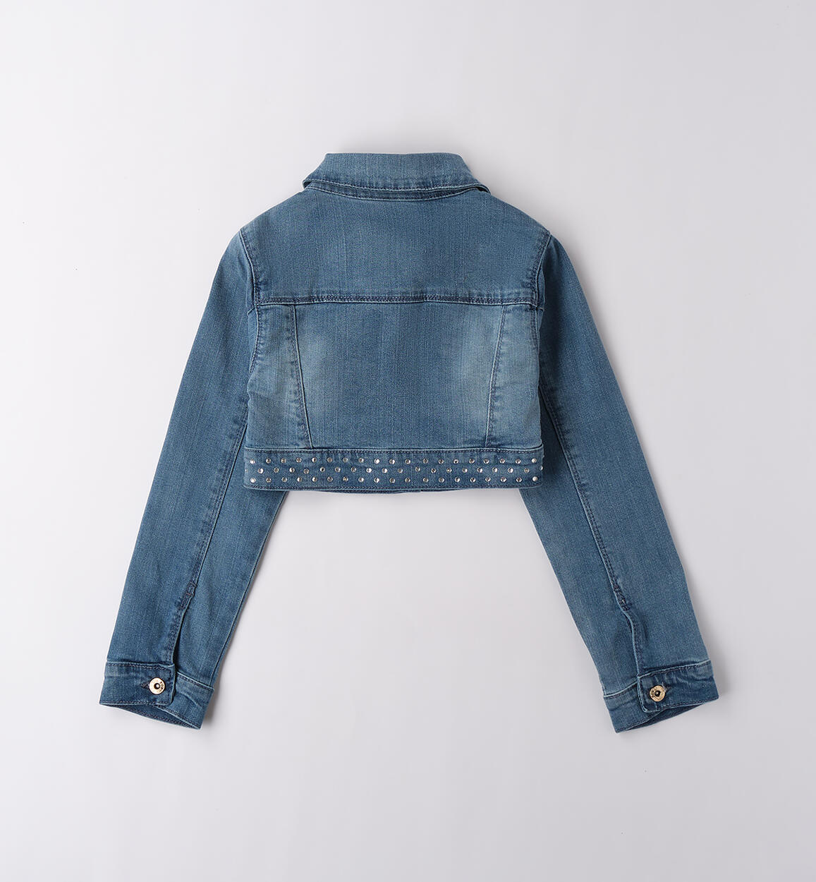 Giacchetto jeans da ragazza STONE BLEACH-7350 - 2784B76300