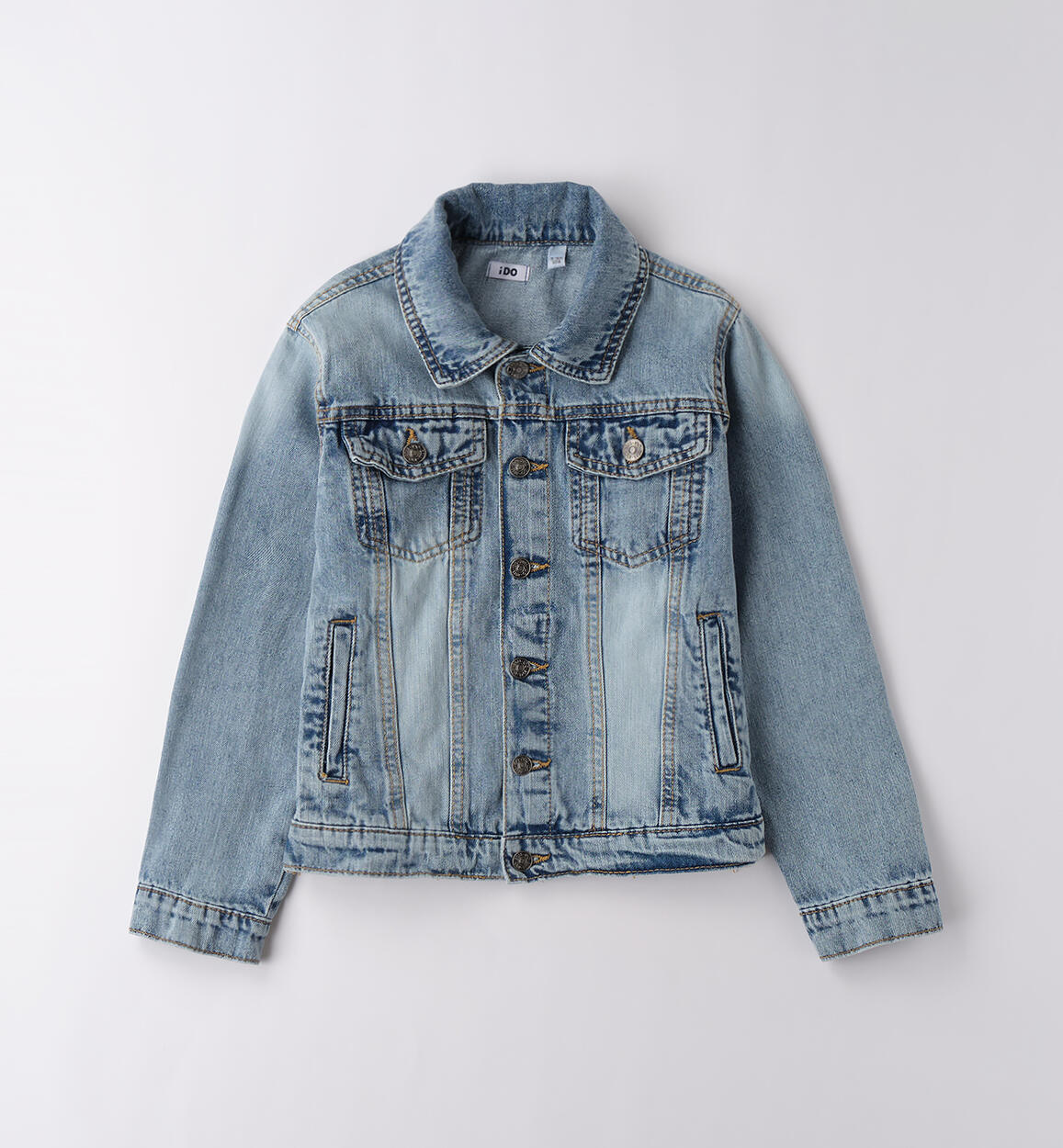 Giacchetto jeans ragazzo BEIGE iDO