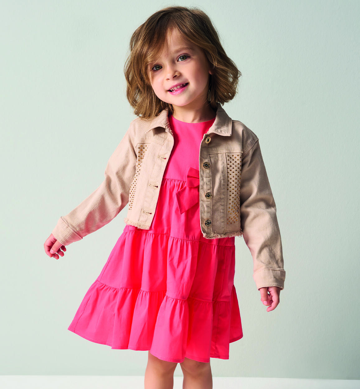 Giacchetto per bambina BEIGE iDO