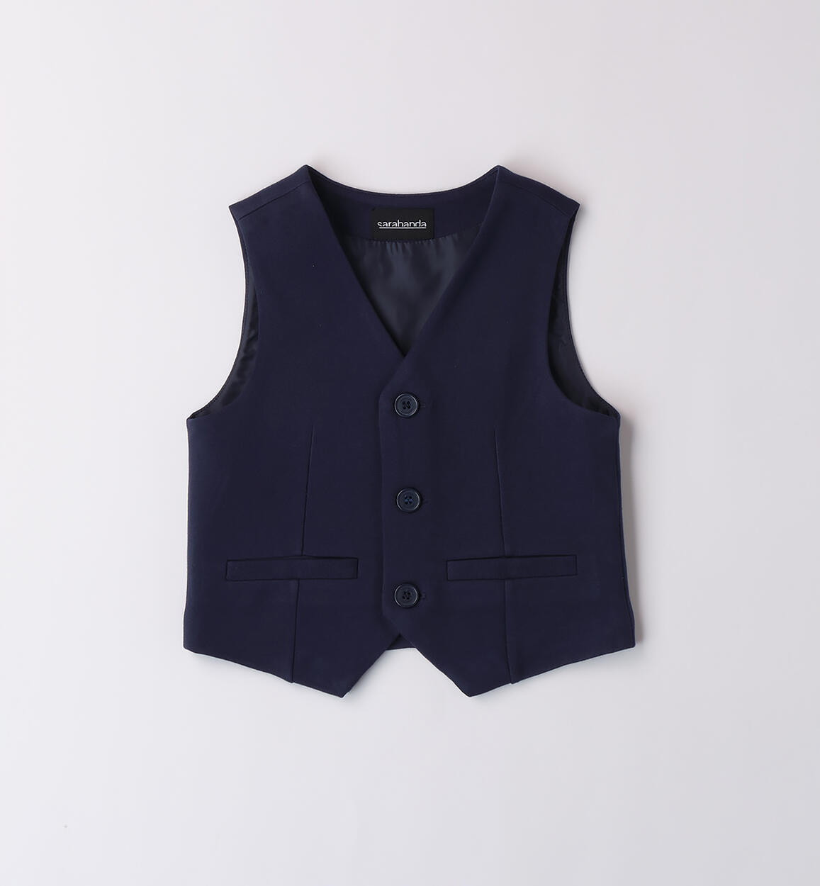 Gilet bambino elegante BLU Sarabanda
