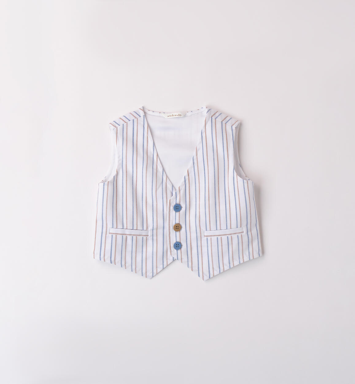 Gilet bimbo elegante BIANCO Minibanda