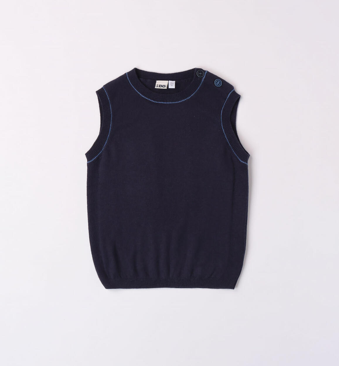 iDO blue waistcoat for boys aged 9 months to 8 years BLUE iDO