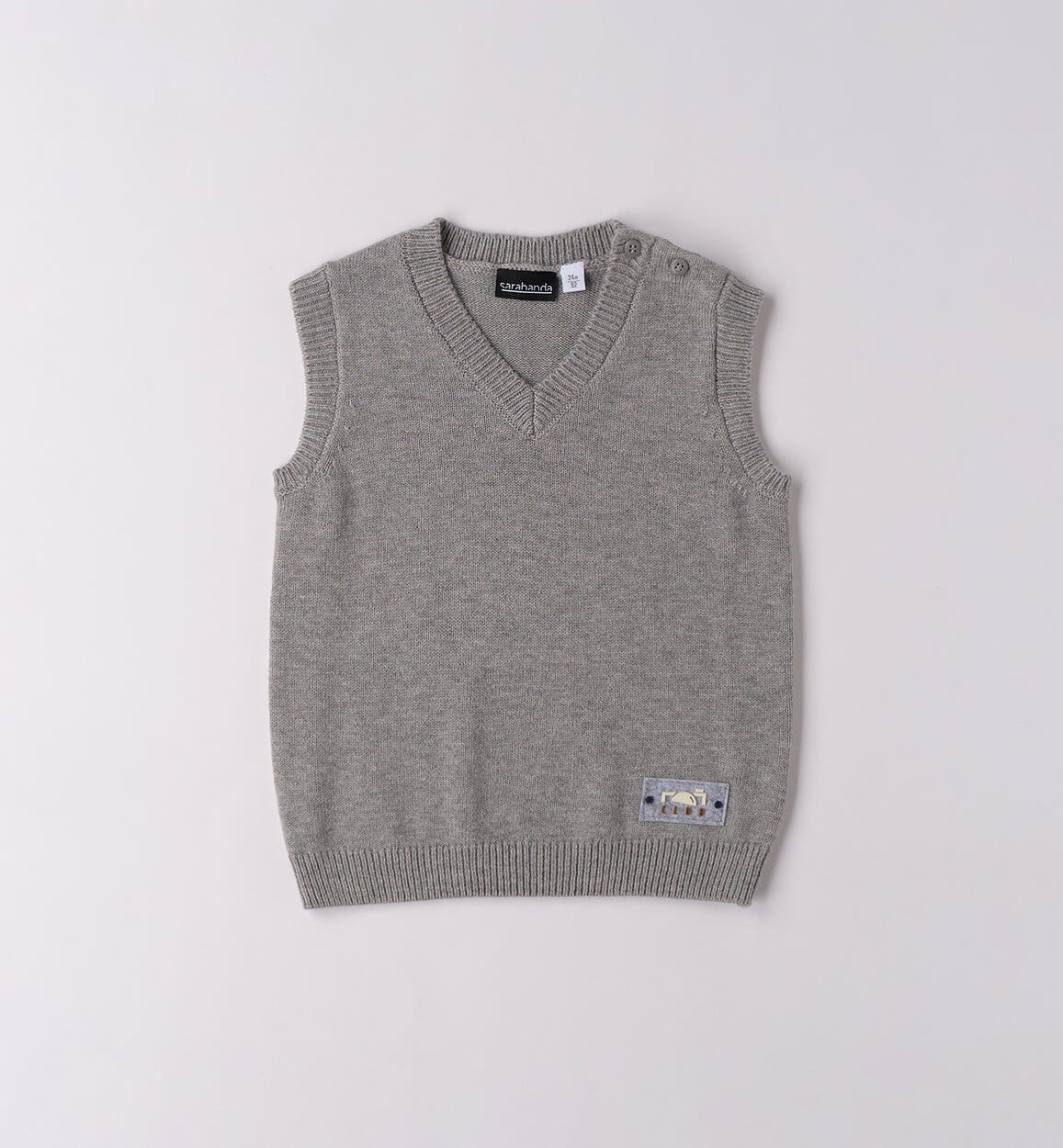 Gilet da bambino GRIGIO Sarabanda