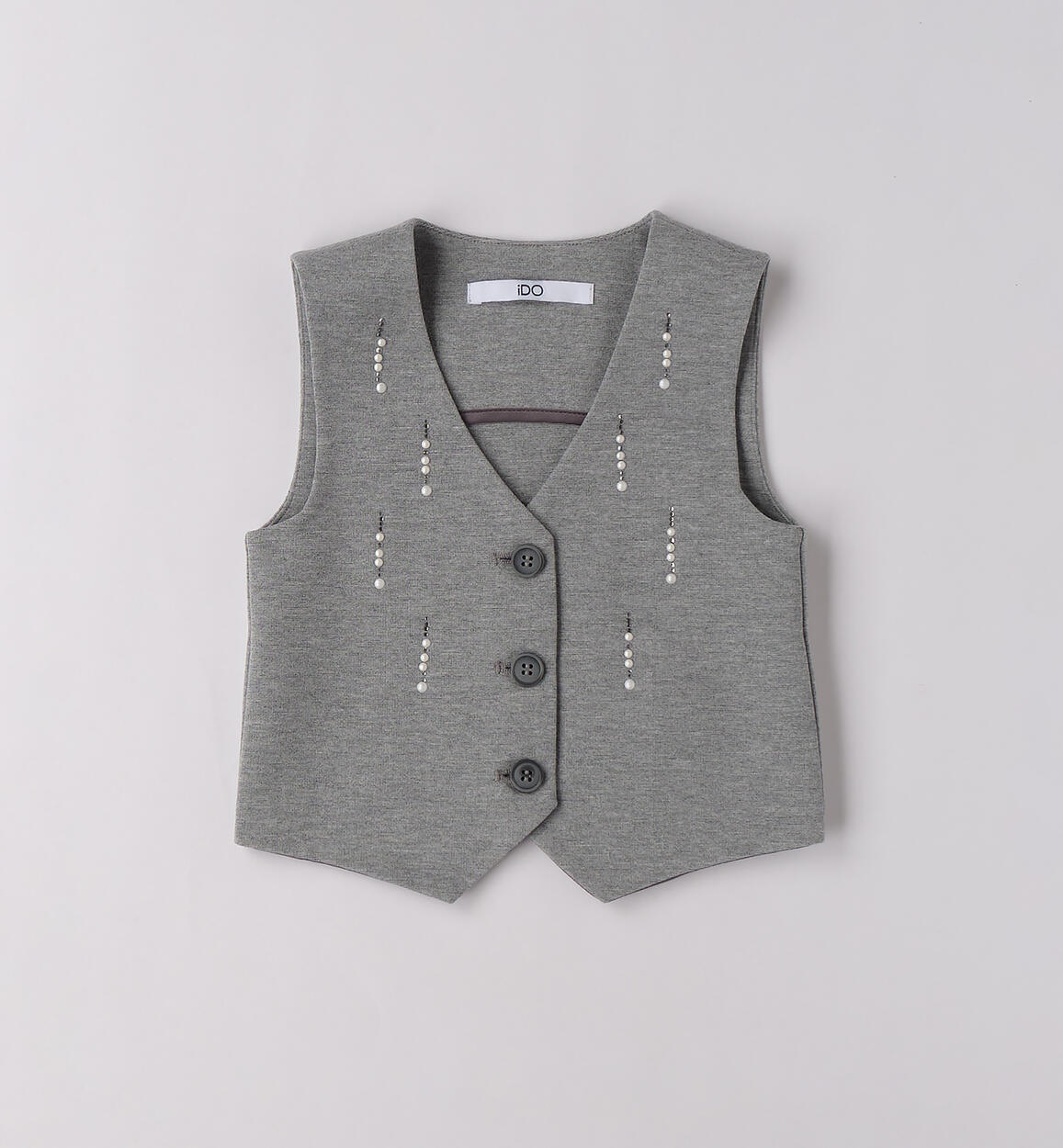 Gilet da ragazza GRIGIO iDO