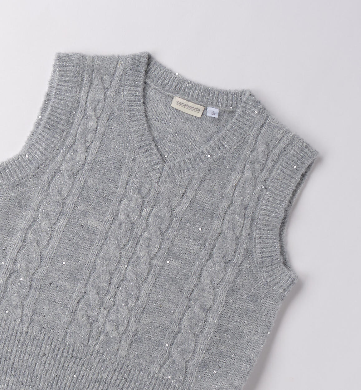 Gilet da ragazza GRIGIO MELANGE-8992 - 2140F50000