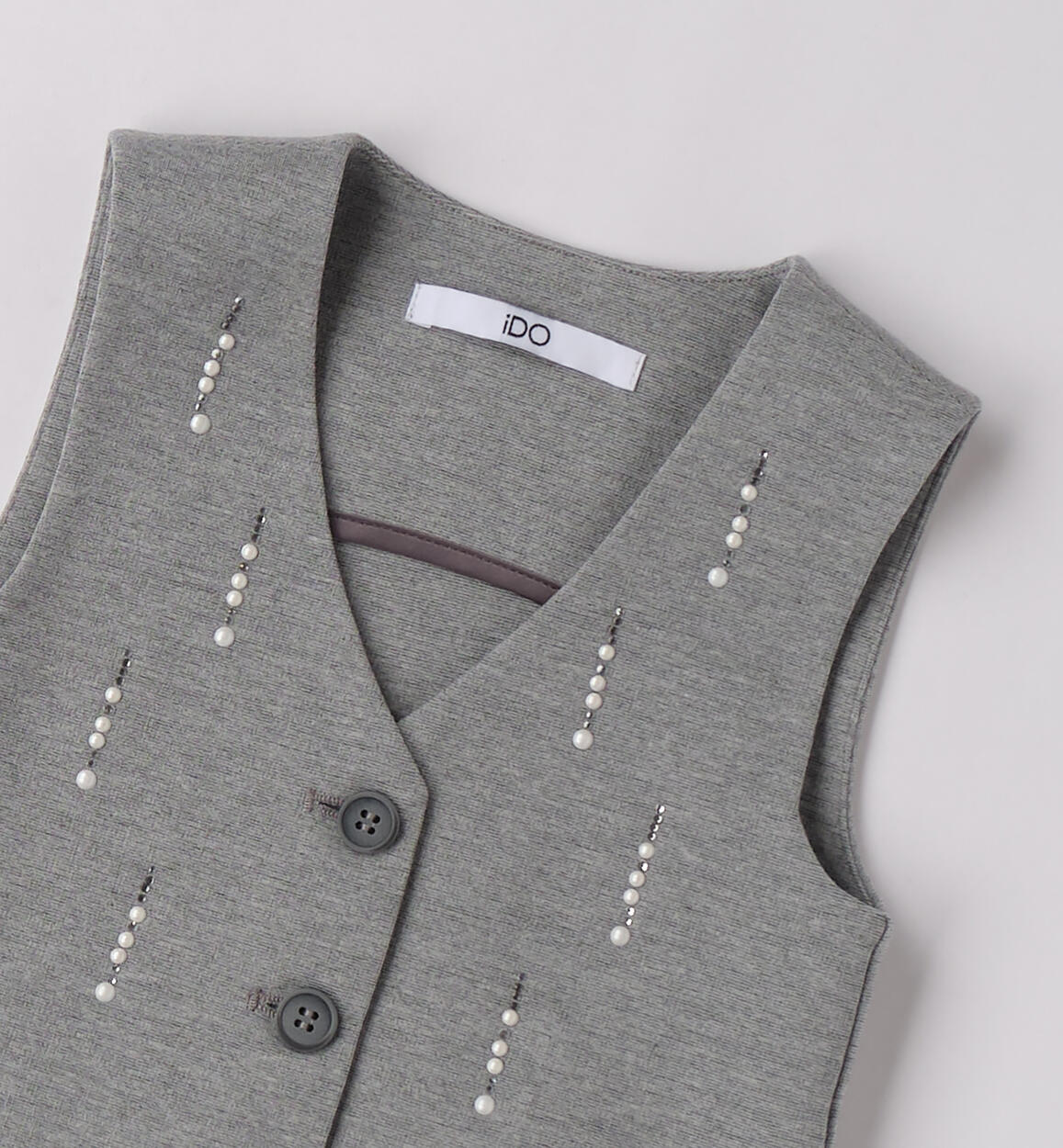 Gilet da ragazza GRIGIO MELANGE-8970 - 1964F75000